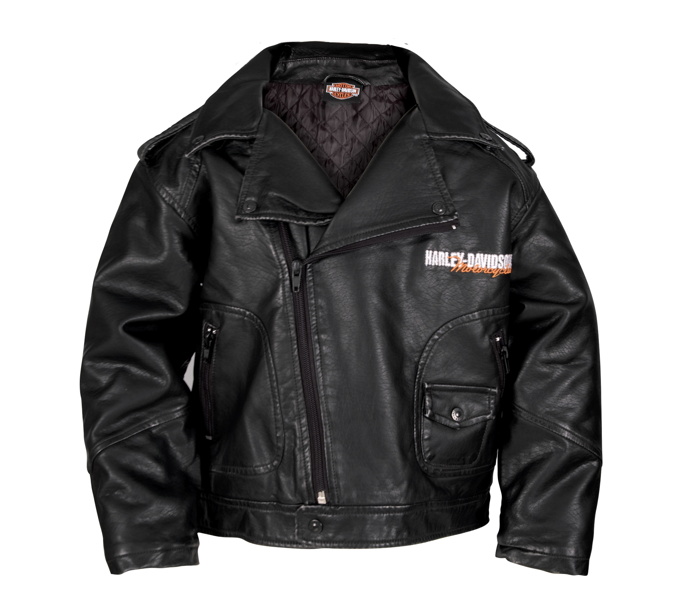 Toddler Faux Leather Motor Cycle Jacket | Harley-Davidson USA